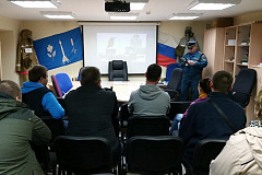 В Лианозово сотрудниками МЧС было проведено занятие на тему: «Гражданская защита, культура предупреждения катастроф и строительство безопасного общества»